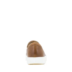 Alegria Men's Bender Tan Plaid Shoe