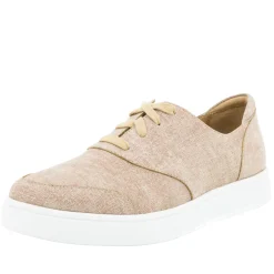 Alegria Men's Flexer Tan Denim Shoe