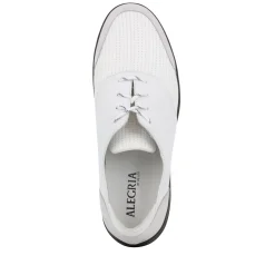 Alegria Men's Flexer White Shoe