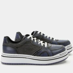 Alyster Blue Black Shoe