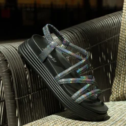 Audie Phosphorescence Black Sandal