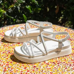 Audie Phosphorescence White Sandal