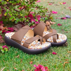 Beatrix Cognac Sandal