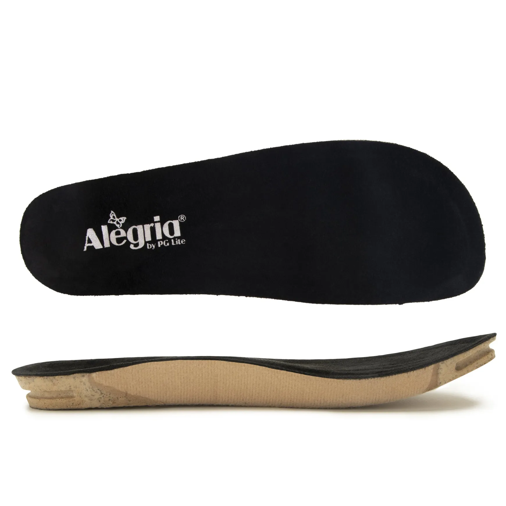 Classic Footbed - Black Microsuede