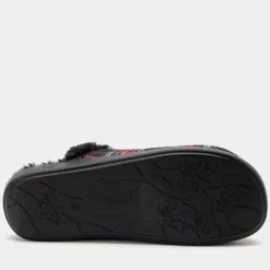 Comfee Plaidly Black Slipper