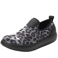 Eden White Leopard Shoe