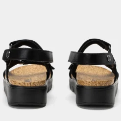 Henna Black Sandal