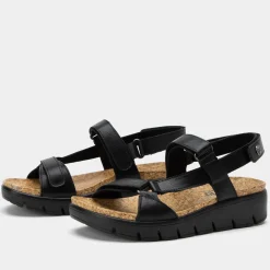Henna Black Sandal