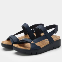 Henna Netted Navy Sandal