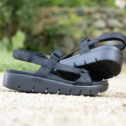 Henna They Call Me Mellow Black Sandal