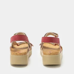 Henna Washed Ruby Sandal