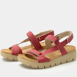 Henna Washed Ruby Sandal
