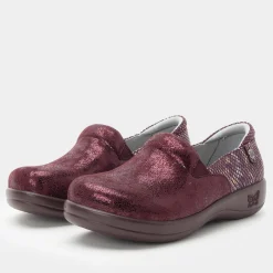 Keli Glimmer Burgundy Shoe
