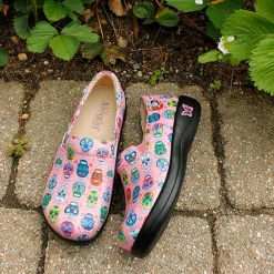 Keli Sugar Skulls Pink Shoe