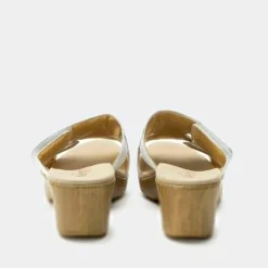Linn White Needles And Pins Sandal