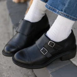 Mave Black Burnish Shoe