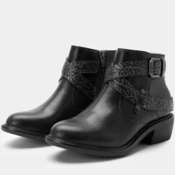 Millie Embroider Me Black Boot