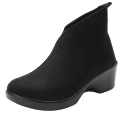 Nadya Black Fleece Boot
