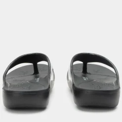 Ode Black Gloss Sandal