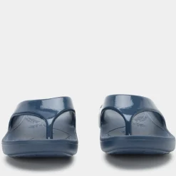 Ode Navy Gloss Sandal