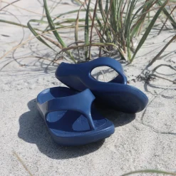 Ode Navy Gloss Sandal