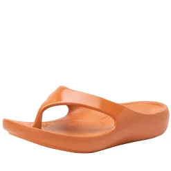 Ode Tangerine Gloss Sandal