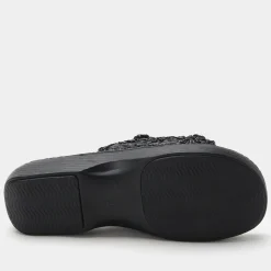 Oona Fancy Black Sandal