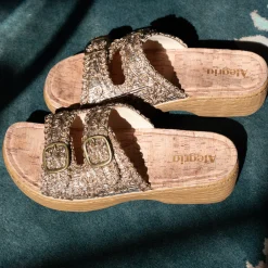Oona Fancy Gold Sandal