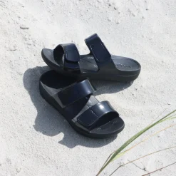 Orbyt Black Gloss Sandal