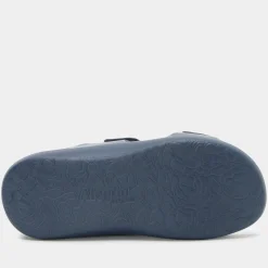 Orbyt Navy Gloss Sandal