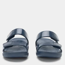 Orbyt Navy Gloss Sandal