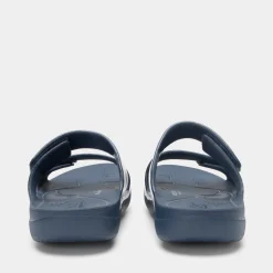 Orbyt Navy Gloss Sandal