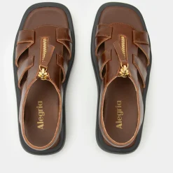 Palmer Marrone Sandal