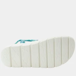 Roz Aqua Flora Sandal