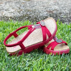 Roz True Red Sandal