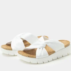Rylie White Sandal
