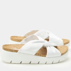 Rylie White Sandal