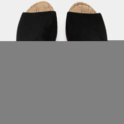 Shilaine Stretch Black Sandal