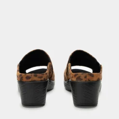 Shilaine Stretch Leopard Sandal