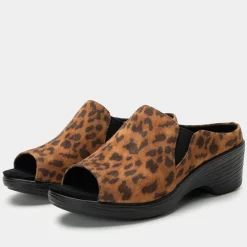 Shilaine Stretch Leopard Sandal