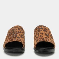 Shilaine Stretch Leopard Sandal