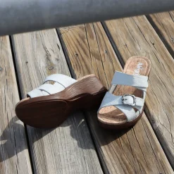 Sierra Delicut White Sandal