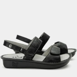 Verona Basketry Black Sandal