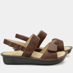 Verona Basketry Coffee Sandal