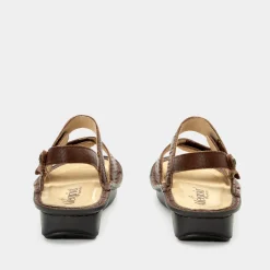 Verona Basketry Coffee Sandal