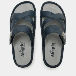 Victoriah Basketry Navy Sandal
