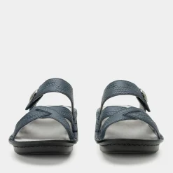 Victoriah Basketry Navy Sandal