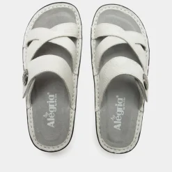 Victoriah Basketry White Sandal