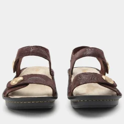 Vienna Swirling Brown Sandal